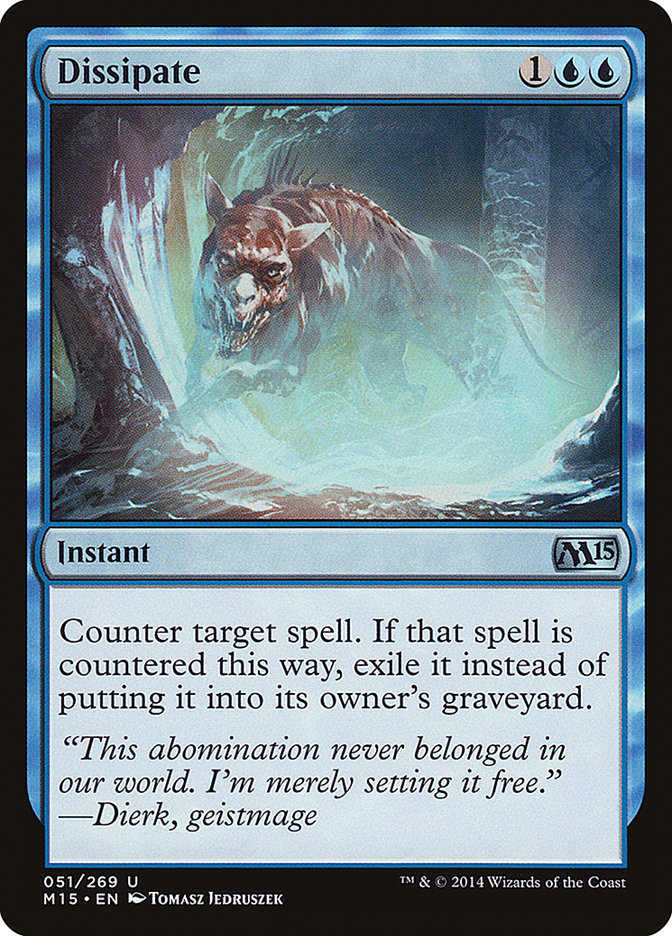 Dissipate [Magic 2015] Magic: The Gathering
