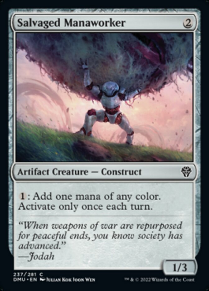 Salvaged Manaworker [Dominaria United] Magic: The Gathering