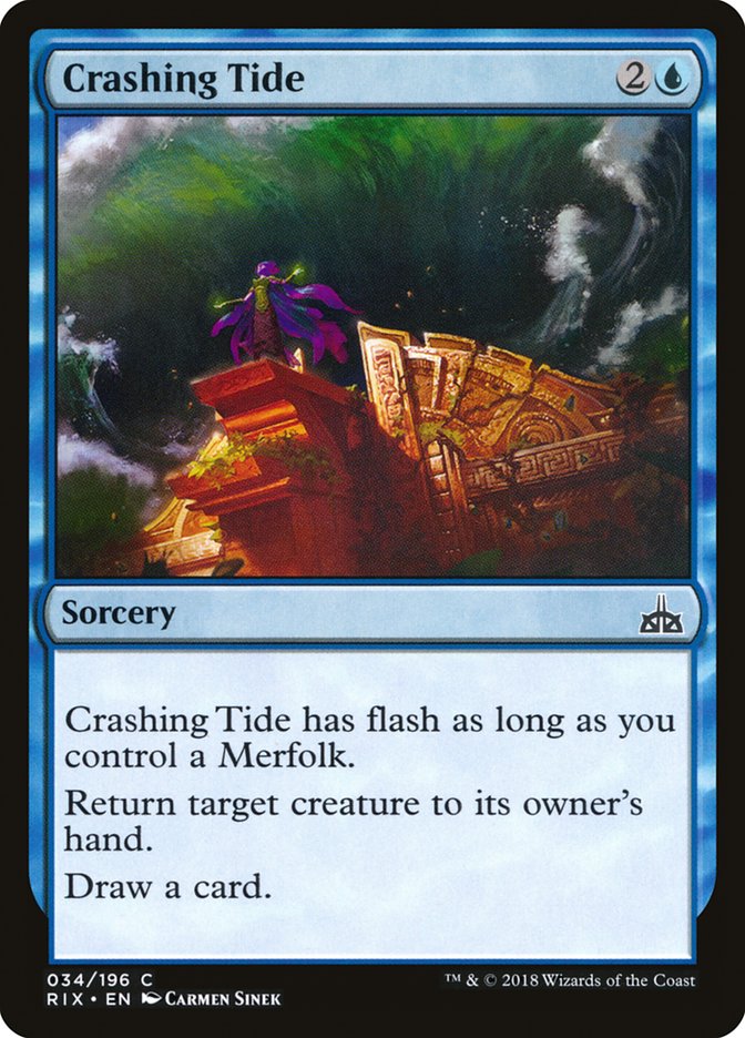Crashing Tide [Rivals of Ixalan] Magic: The Gathering