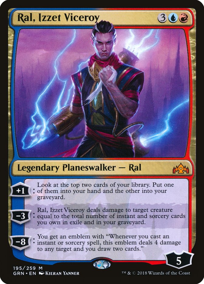 Ral, Izzet Viceroy [Guilds of Ravnica] Magic: The Gathering