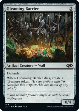 Gleaming Barrier [Jumpstart 2022] Magic: The Gathering