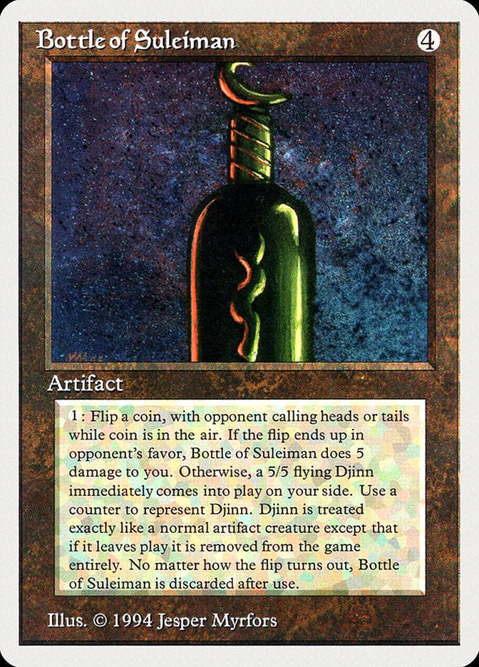 Bottle of Suleiman [Summer Magic / Edgar] Magic: The Gathering