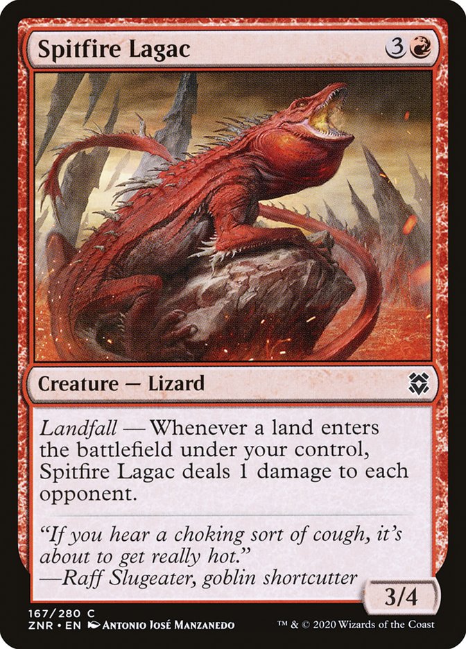 Spitfire Lagac [Zendikar Rising] Magic: The Gathering
