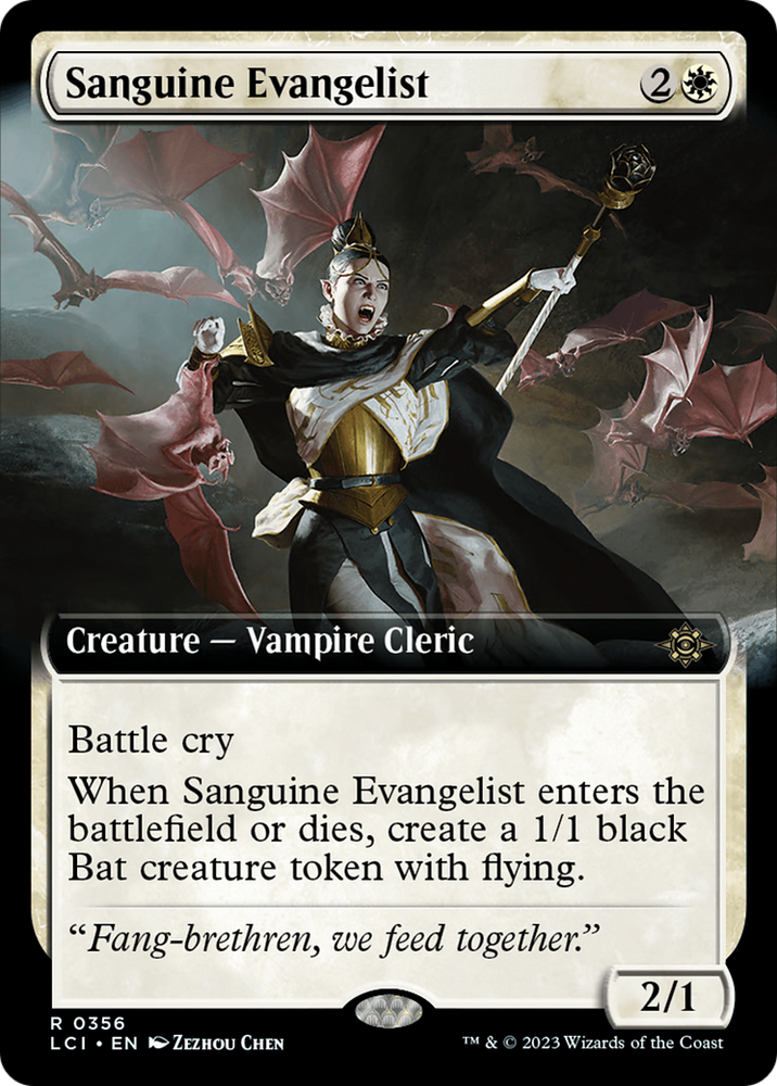 Sanguine Evangelist (Extended Art) [The Lost Caverns of Ixalan] Magic: The Gathering