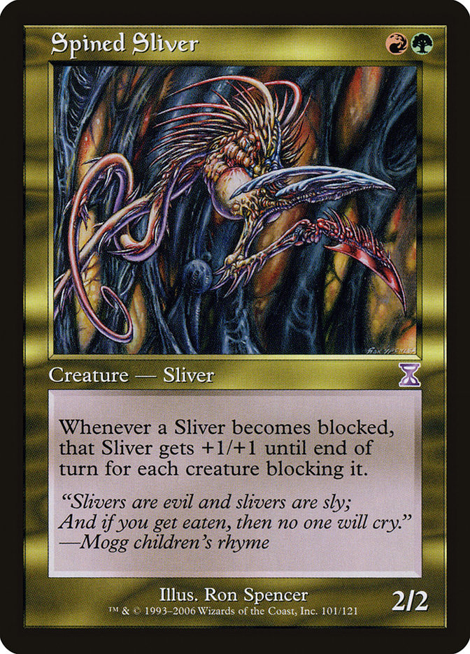 Spined Sliver [Time Spiral Timeshifted] Magic: The Gathering
