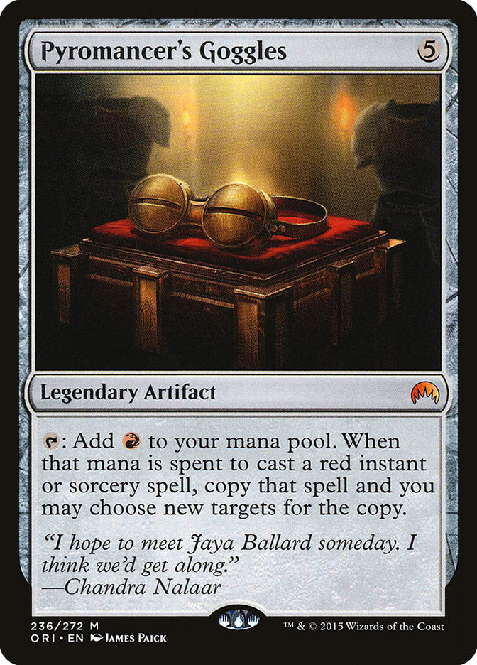 Pyromancer's Goggles [Magic Origins] Magic: The Gathering