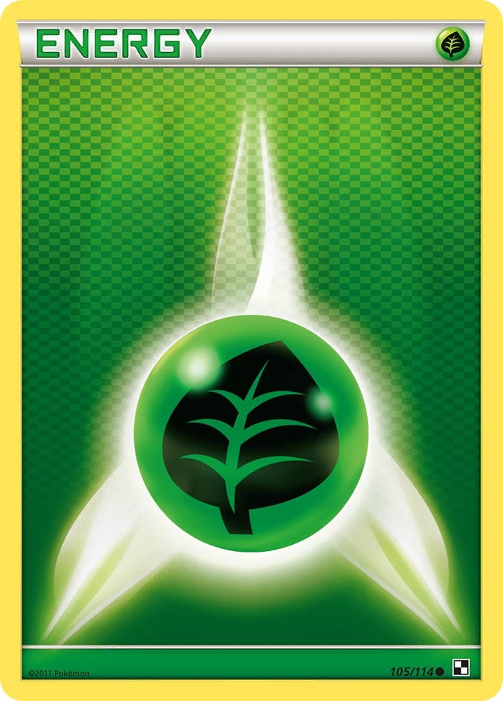 Grass Energy (105/114) [Black & White: Base Set] Pokémon
