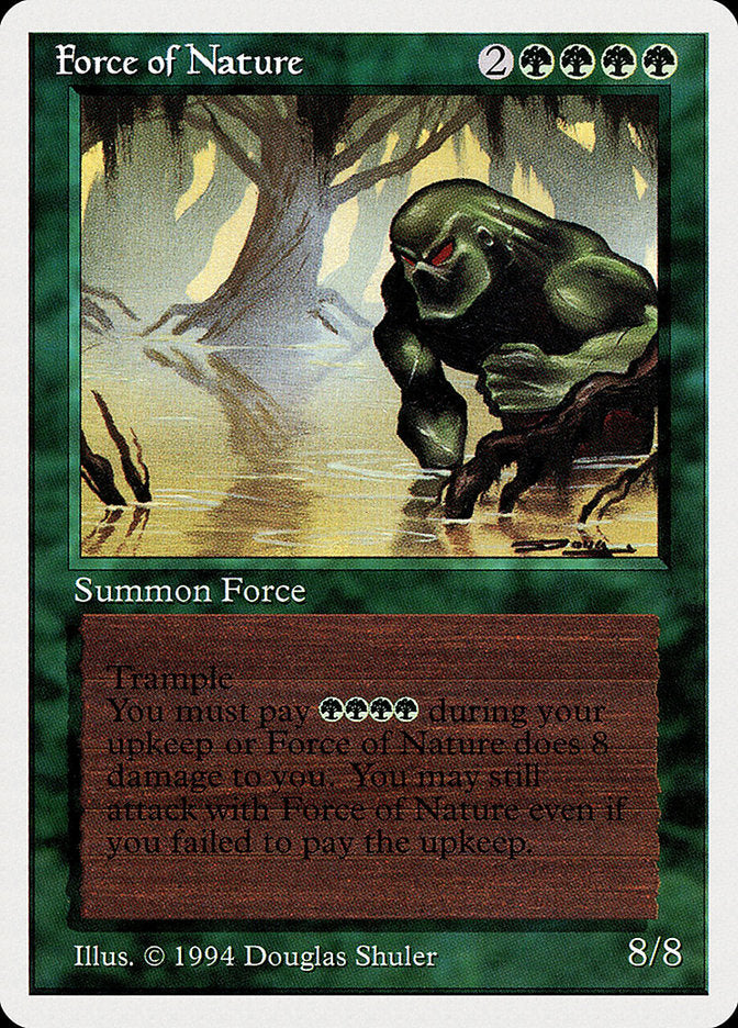 Force of Nature [Summer Magic / Edgar] Magic: The Gathering