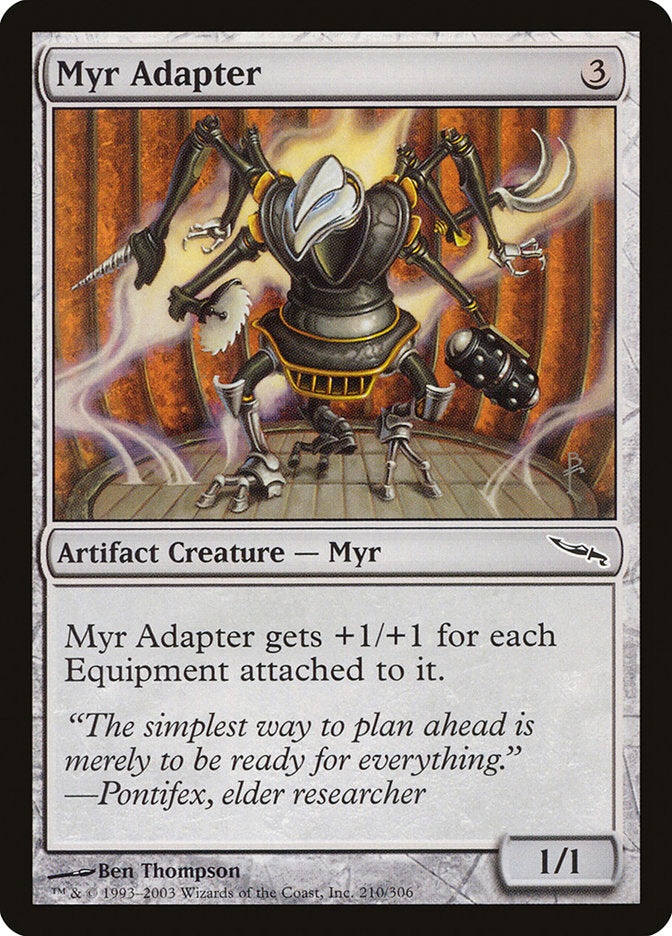 Myr Adapter [Mirrodin] Magic: The Gathering