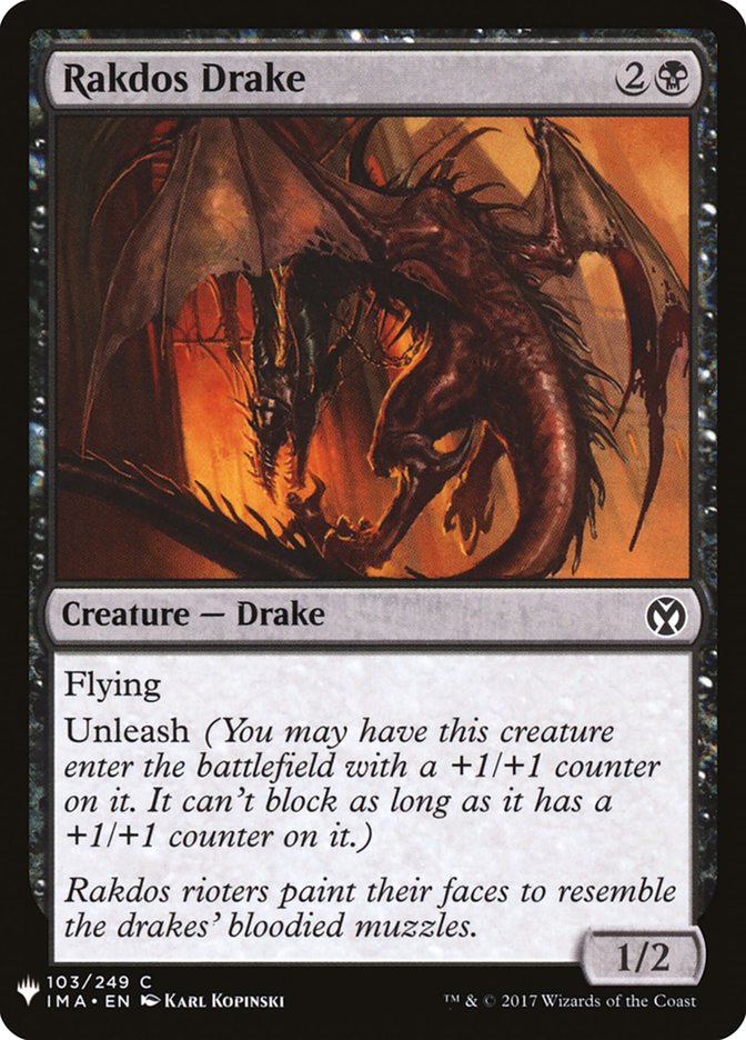 Rakdos Drake [Mystery Booster] Magic: The Gathering