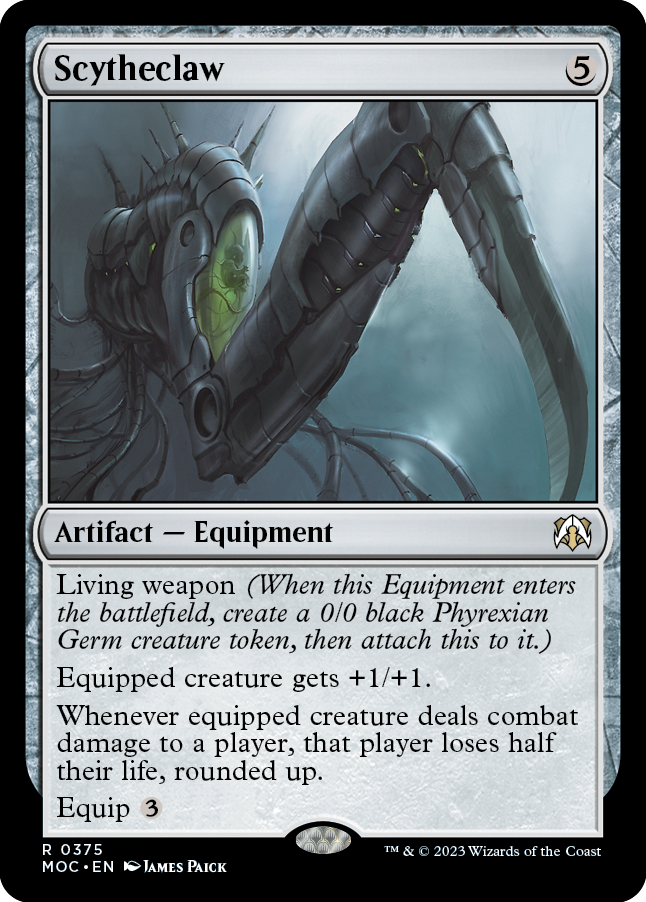 Scytheclaw [March of the Machine Commander] Magic: The Gathering
