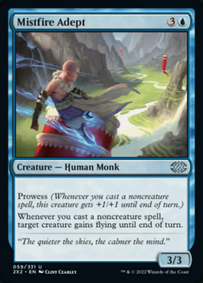Mistfire Adept [Double Masters 2022] Magic: The Gathering