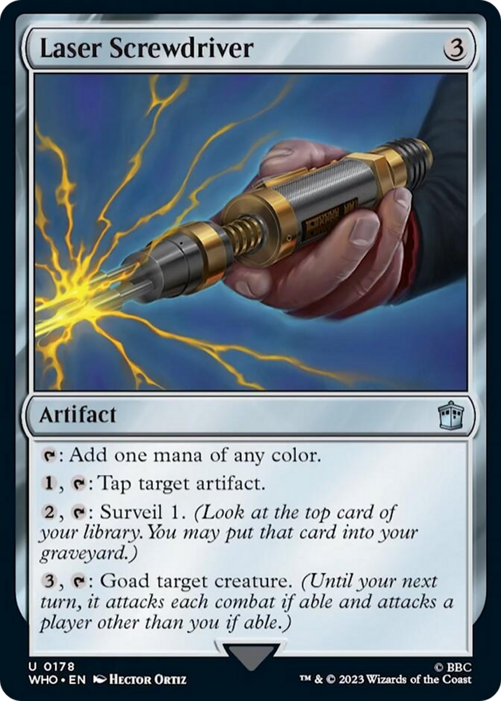 Laser Screwdriver [Doctor Who] Magic: The Gathering