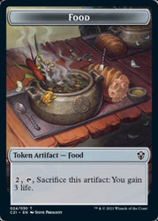 Food // Pest Double-Sided Token [Commander 2021 Tokens] Magic: The Gathering