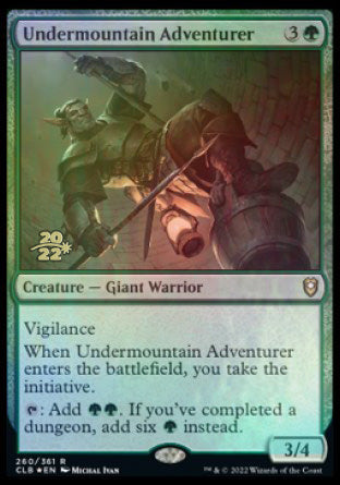 Undermountain Adventurer [Commander Legends: Battle for Baldur's Gate Prerelease Promos] Magic: The Gathering