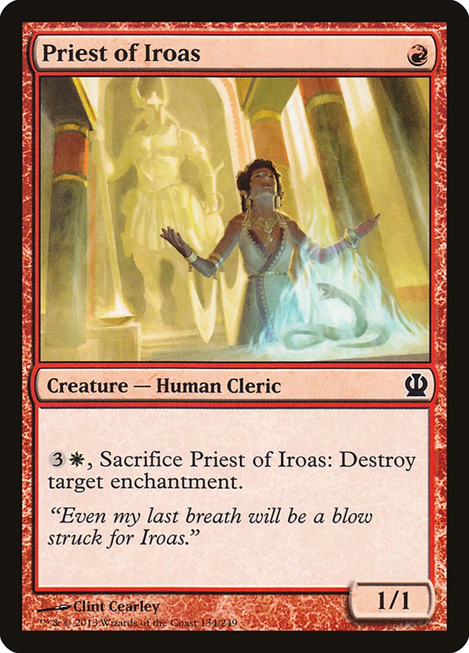 Priest of Iroas [Theros] Magic: The Gathering