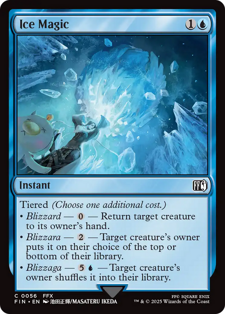 Ice Magic [FINAL FANTASY] Magic: The Gathering