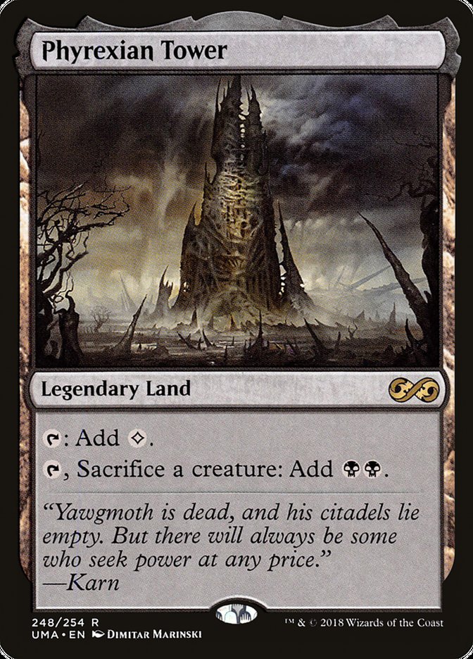 Phyrexian Tower [Ultimate Masters] Magic: The Gathering
