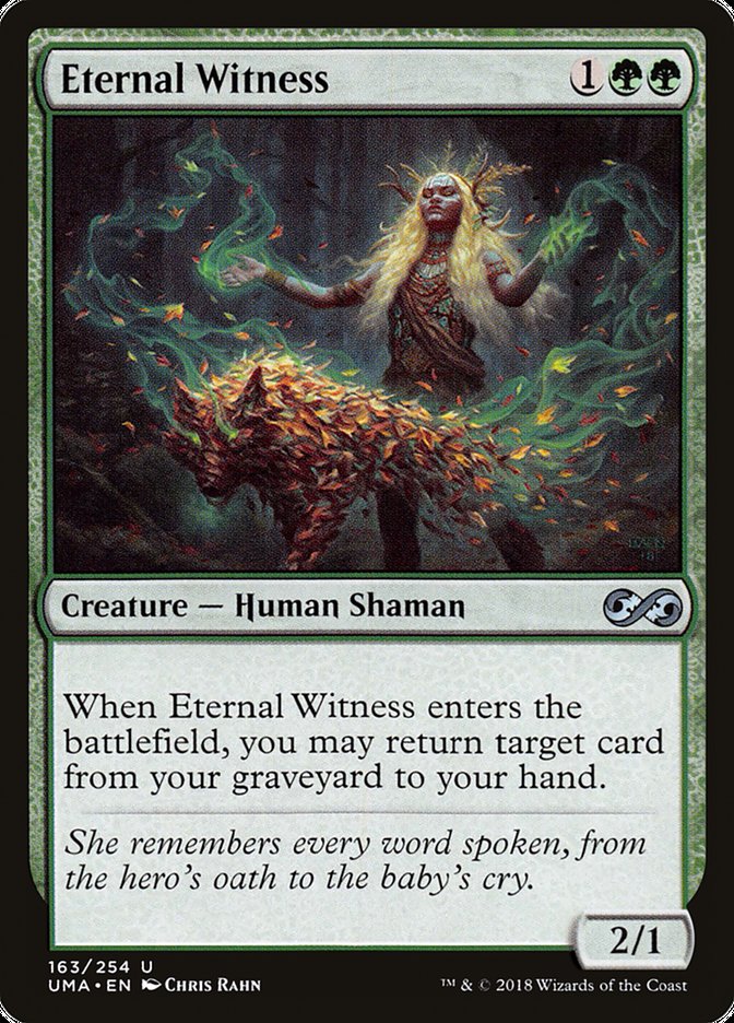 Eternal Witness [Ultimate Masters] Magic: The Gathering