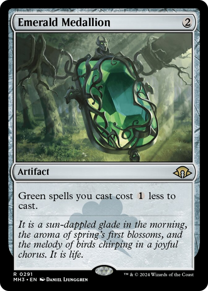Emerald Medallion [Modern Horizons 3] Magic: The Gathering