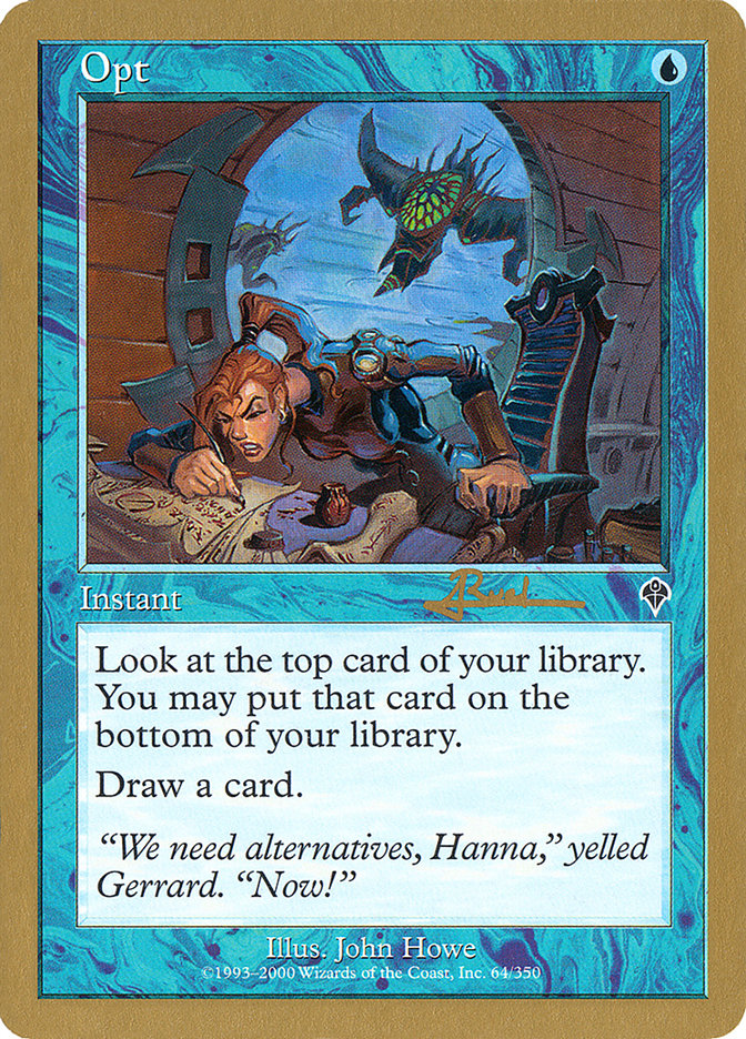 Opt (Antoine Ruel) [World Championship Decks 2001] Magic: The Gathering