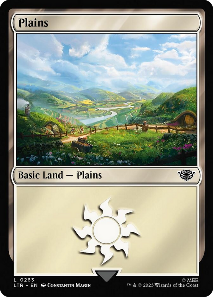 Plains (263) [The Lord of the Rings: Tales of Middle-Earth] Magic: The Gathering