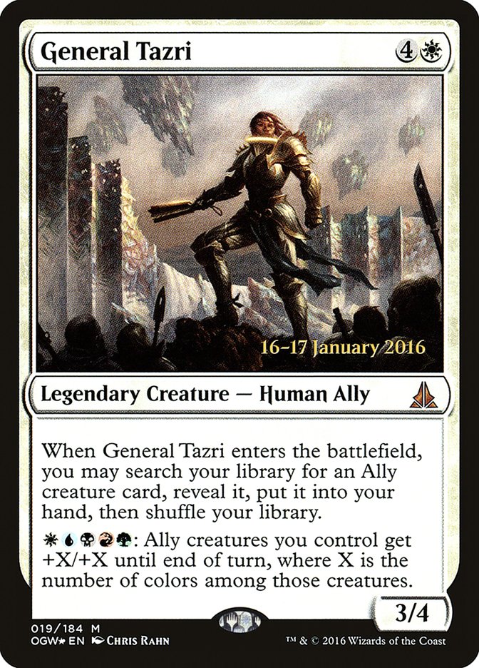 General Tazri [Oath of the Gatewatch Prerelease Promos] Magic: The Gathering