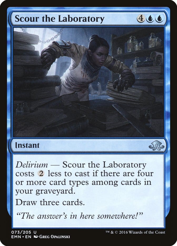 Scour the Laboratory [Eldritch Moon] Magic: The Gathering