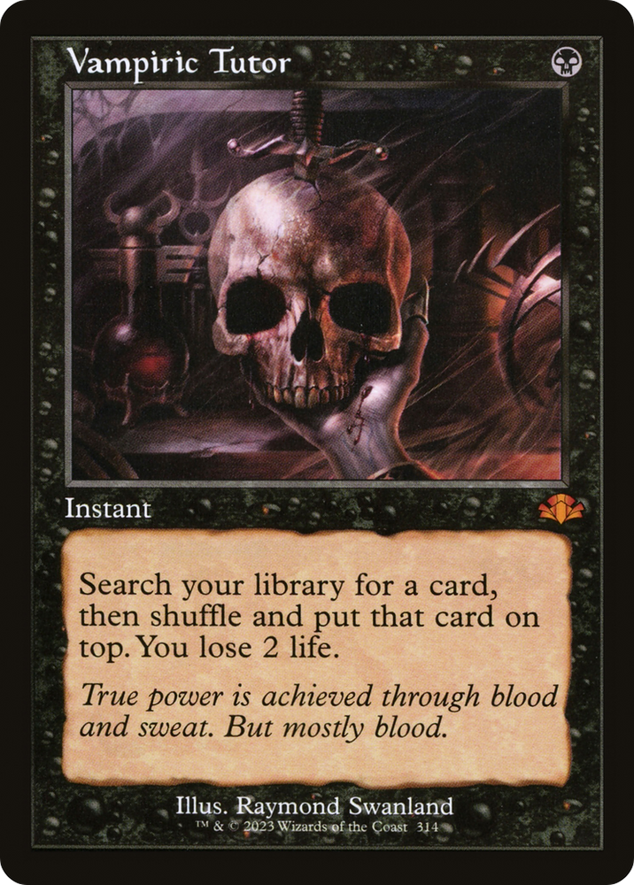 Vampiric Tutor (Retro) [Dominaria Remastered] Magic: The Gathering