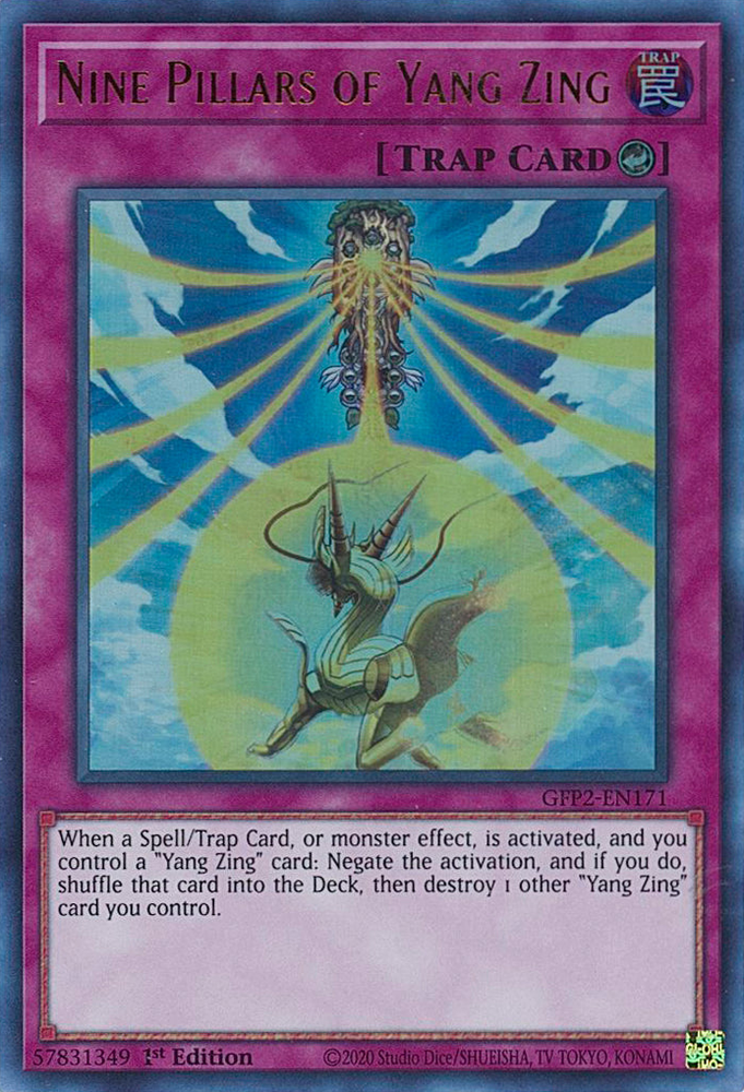 Nine Pillars of Yang Zing [GFP2-EN171] Ultra Rare - Yugioh Cards For Your TCG Needs!