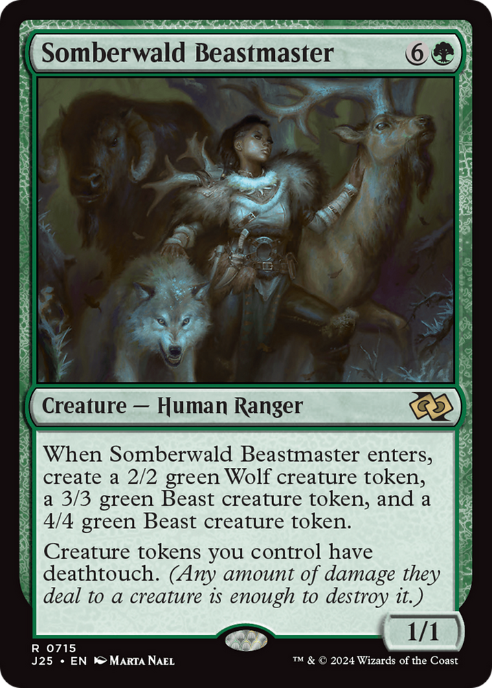 Somberwald Beastmaster [Foundations Jumpstart] Magic: The Gathering