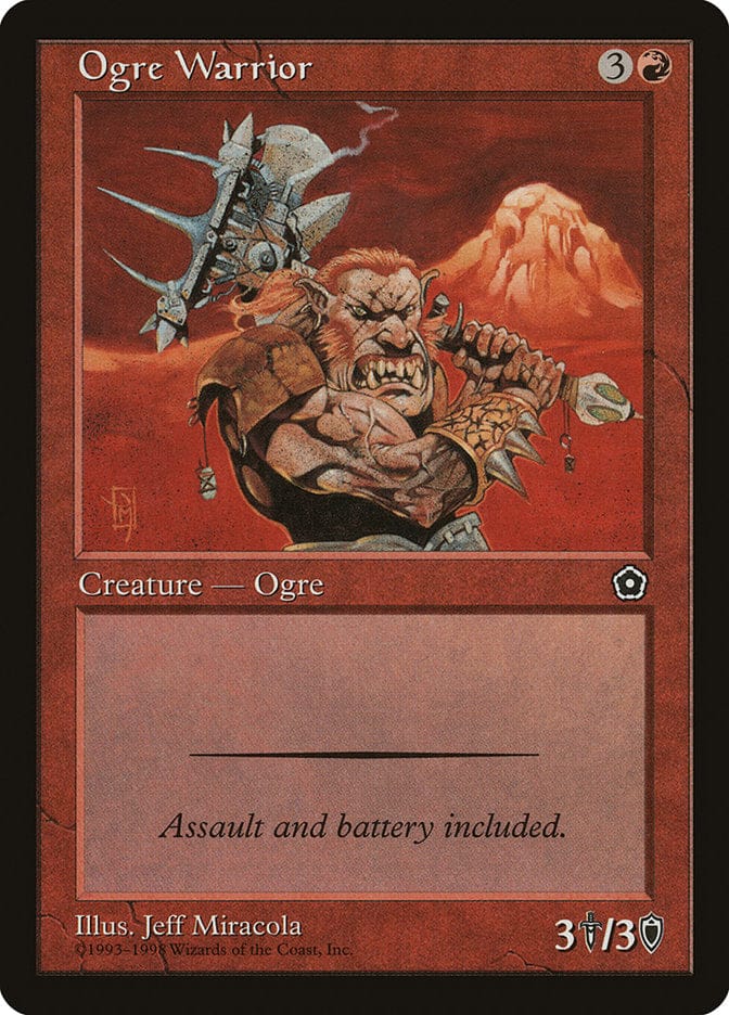 Ogre Warrior [Portal Second Age] Magic: The Gathering
