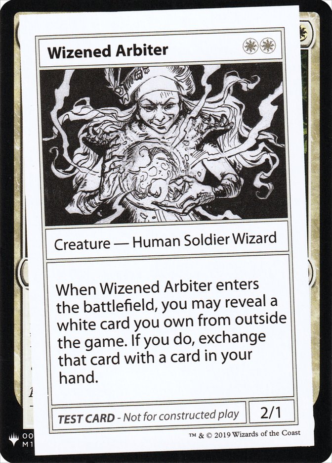 Wizened Arbiter [Mystery Booster Playtest Cards] Magic: The Gathering