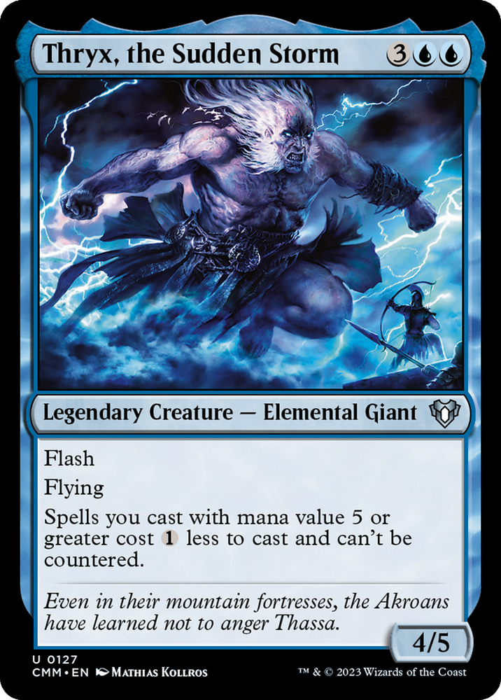 Thryx, the Sudden Storm [Commander Masters] Magic: The Gathering