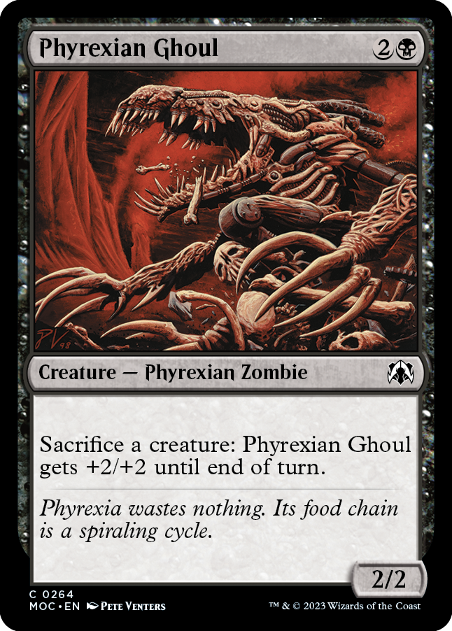 Phyrexian Ghoul [March of the Machine Commander] Magic: The Gathering