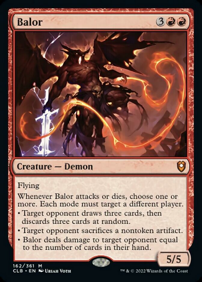Balor [Commander Legends: Battle for Baldur's Gate] Magic: The Gathering
