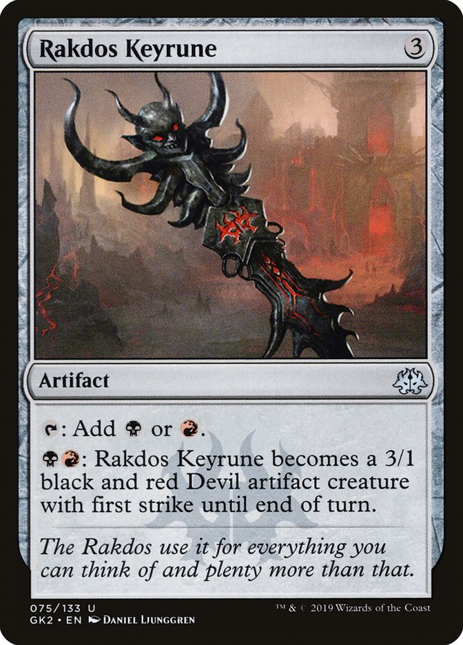 Rakdos Keyrune [Ravnica Allegiance Guild Kit] Magic: The Gathering