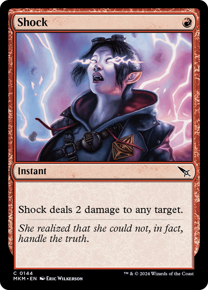 Shock [Murders at Karlov Manor] Magic: The Gathering