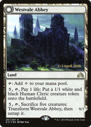 Westvale Abbey // Ormendahl, Profane Prince [Shadows over Innistrad Prerelease Promos] Magic: The Gathering