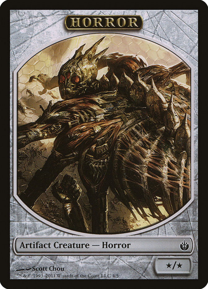 Horror Token [Mirrodin Besieged Tokens] Magic: The Gathering
