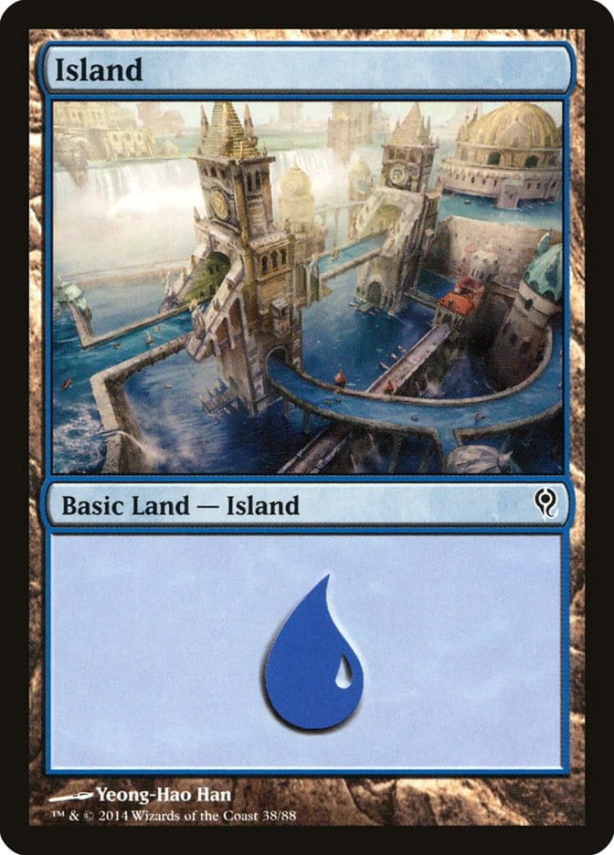 Island (38) [Duel Decks: Jace vs. Vraska] Magic: The Gathering
