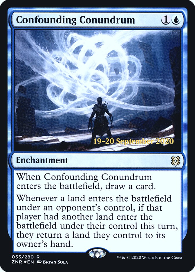 Confounding Conundrum [Zendikar Rising Prerelease Promos] Magic: The Gathering