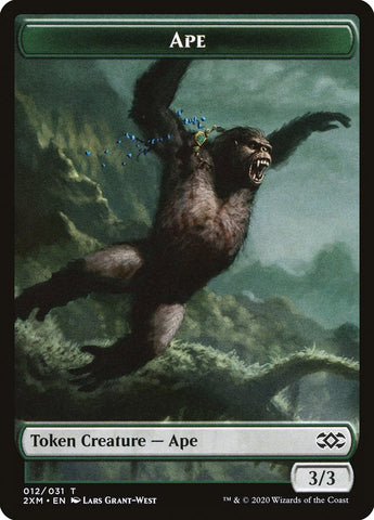 Ape Token [Double Masters Tokens] Magic: The Gathering