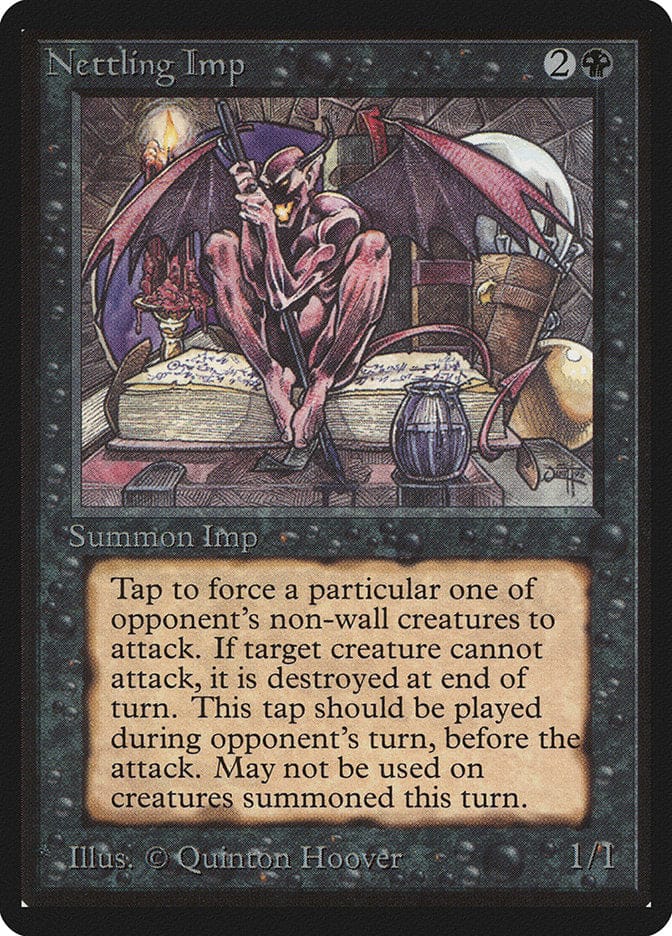 Nettling Imp [Beta Edition] Magic: The Gathering