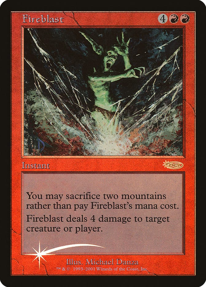 Fireblast [Friday Night Magic 2001] Magic: The Gathering