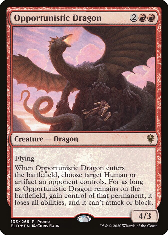 Opportunistic Dragon [Resale Promos] Magic: The Gathering