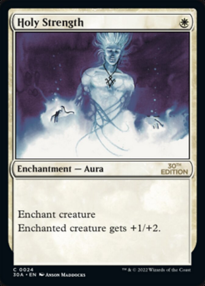 Holy Strength [30th Anniversary Edition] Magic: The Gathering