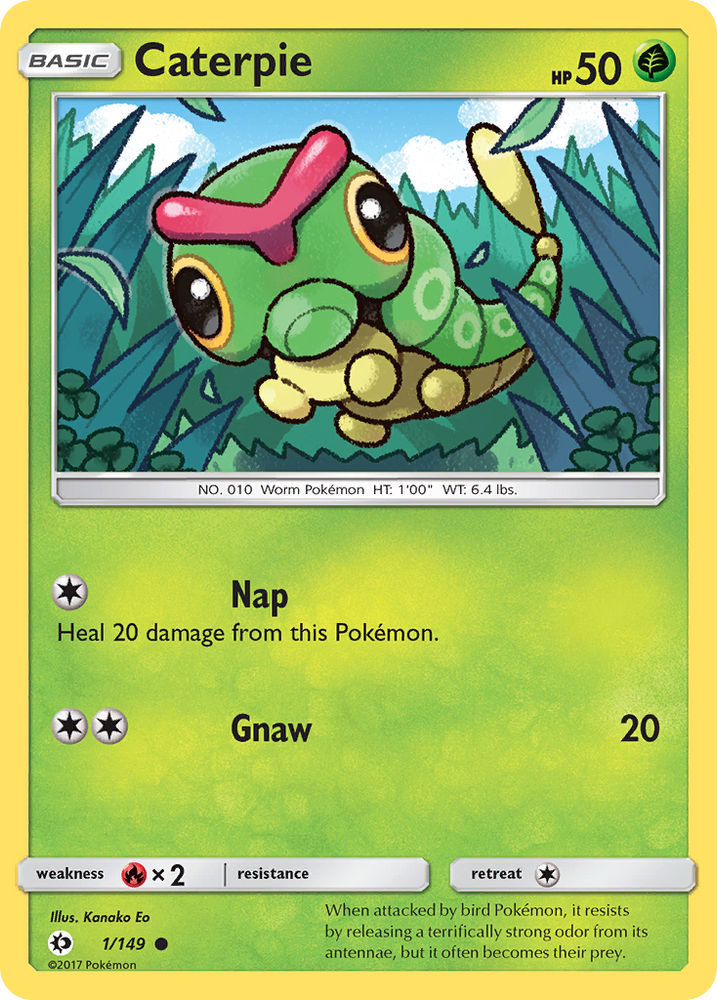 Caterpie (1/149) [Sun & Moon: Base Set] Pokémon