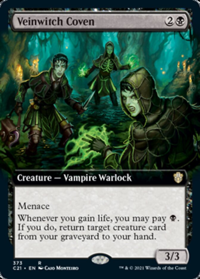 Veinwitch Coven (Extended Art) [Commander 2021] Magic: The Gathering