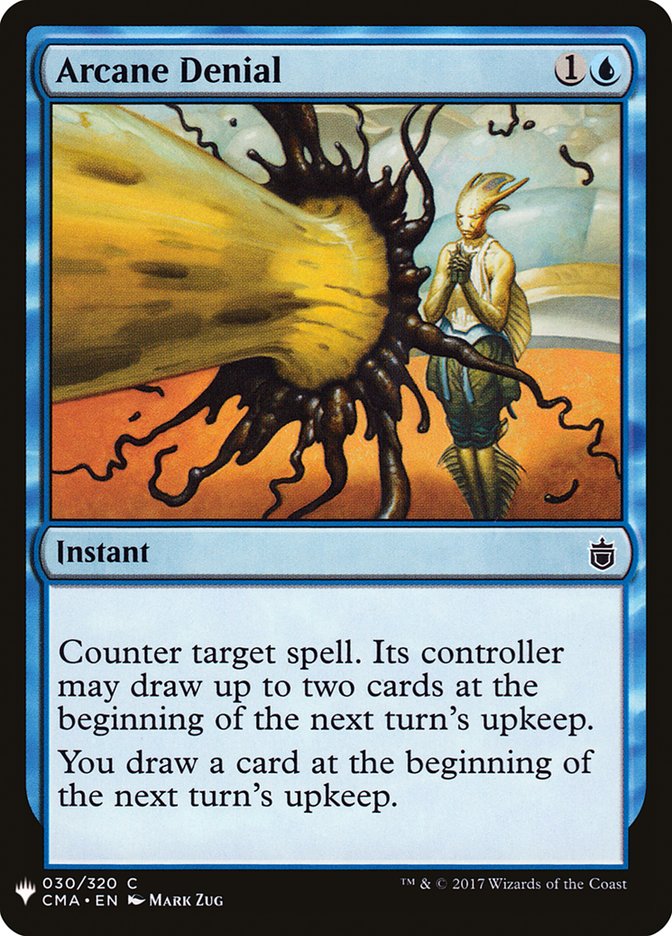 Arcane Denial [Mystery Booster] Magic: The Gathering